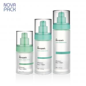 Nova Pack Glass Airless Pump Bottle