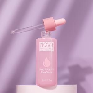 50ML Pink Glass Dropper Bottle