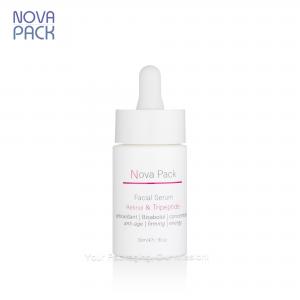 30ML Matte White Glass Dropper Bottle