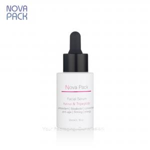 30ML Matte White Glass Dropper Bottle