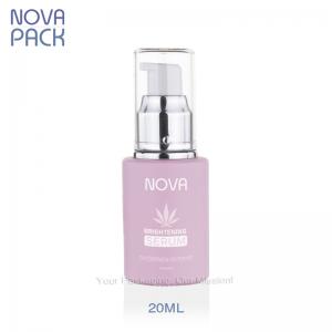 30ML Pink Glass Pump Bottle