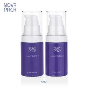 30ML Matte Purple Glass Bottle With White Pump