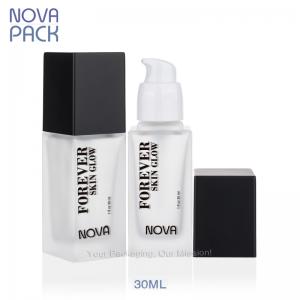 30ML Frosted Glass Foundation Bottle