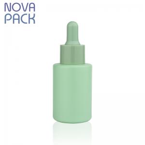 30ml matte green glass dropper bottle