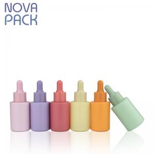 colored 30ml pastel dropper bottle