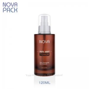 100ML Frosted Amber Glass Spray Bottle