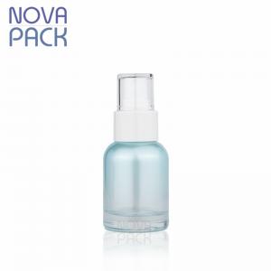 40ml glass bottle white spray,gradient pearl color