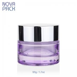 50ml Thick Bottom Purple Glass Jar